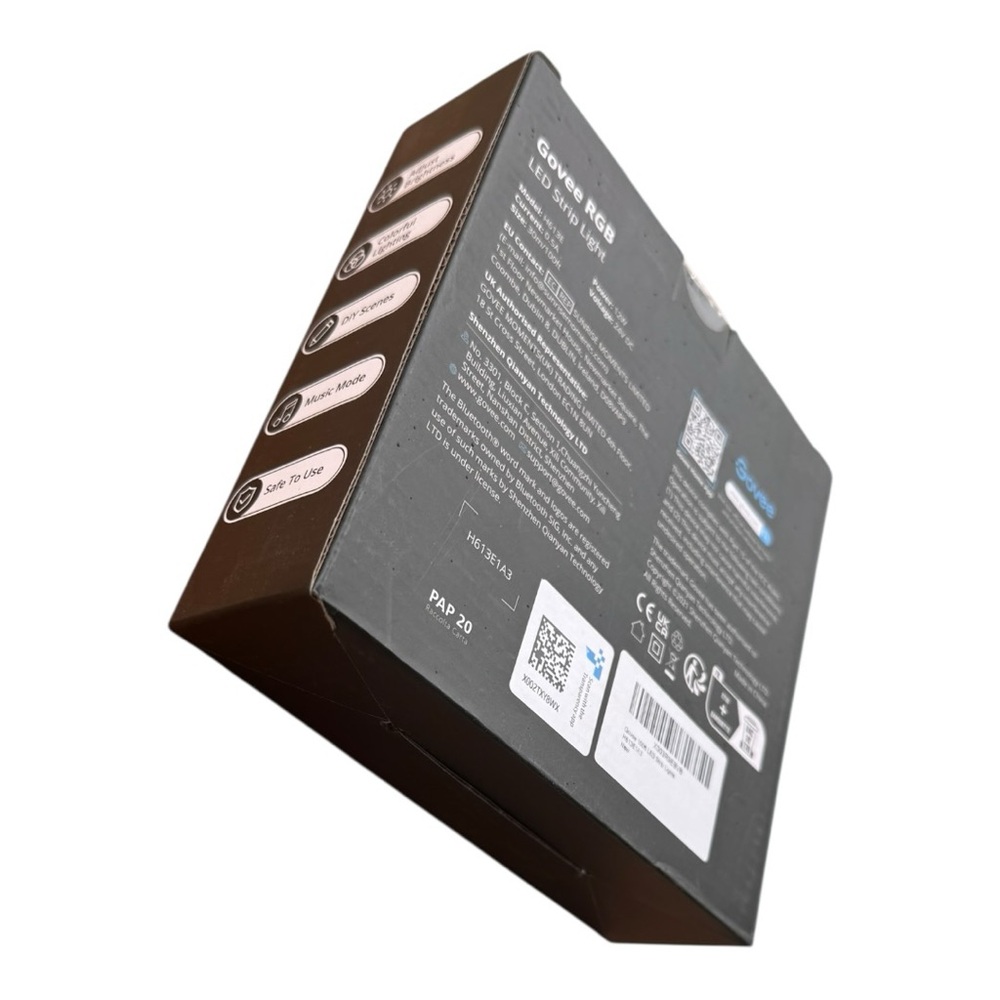 NWT Govee 100ft LED Strip Lights, Bluetooth RGB Lights, App Control, Music Sync - Picture 12 of 16